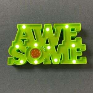 Girl Scout Cookies “awesome” light up sign